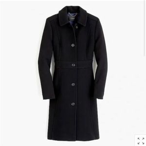 J. Crew Italian double-cloth wool in black - size 4